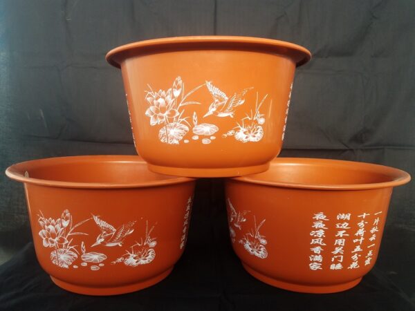 20180420_182752-R-600x450 Trio of Bowl Lotus Pot with Decal
