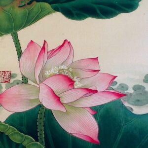 6-R-300x300 Blooming Lotus Chinese Hand Painted