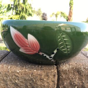 IMG_0468b-300x300 Chinese Bowl lotus Pot- Deep Green