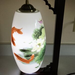 IMG_0701-R-300x300 Porcelain Lamp Lotus with Red Chinese Carp