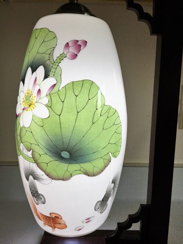 IMG_0710-R-600x801 Porcelain Lamp Lotus with Goldfish