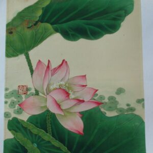 Lotus-1-300x300 Blooming Lotus Chinese Hand Painted